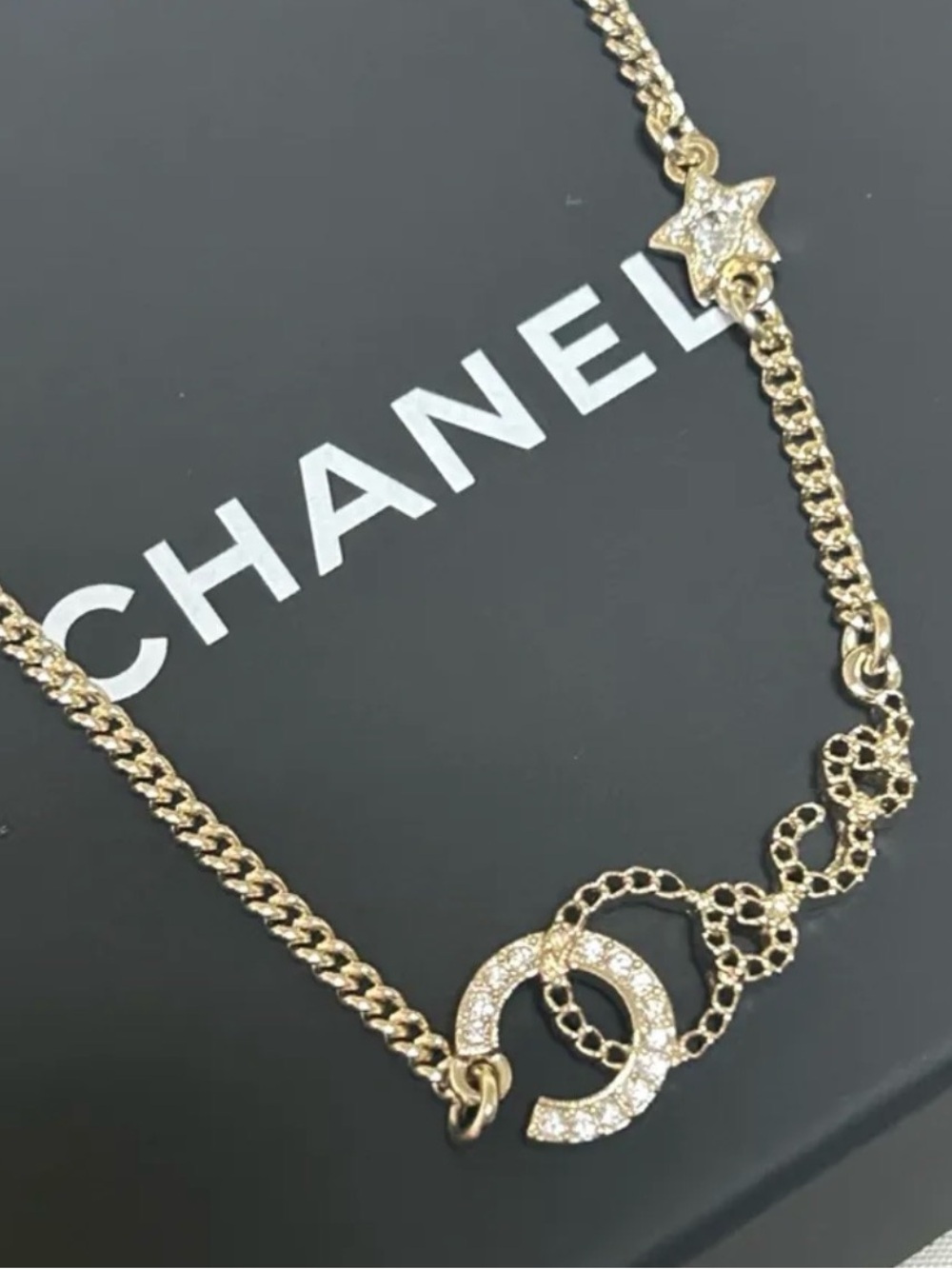 CHANEL Gold-Tone Coco Necklace